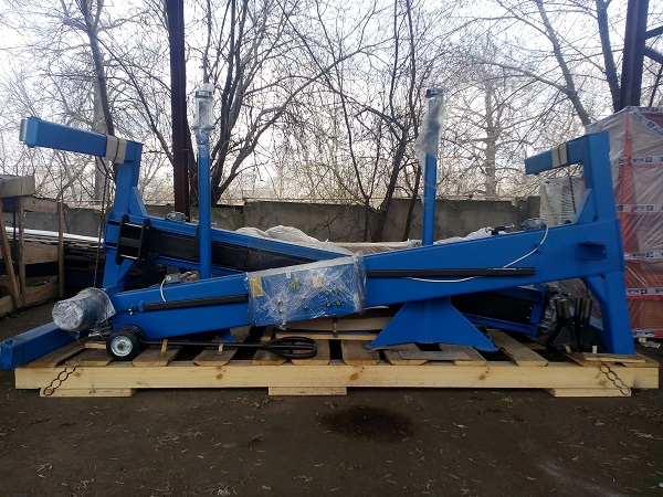 Подъемник двухстоечный электромеханический подкатной ПП-3