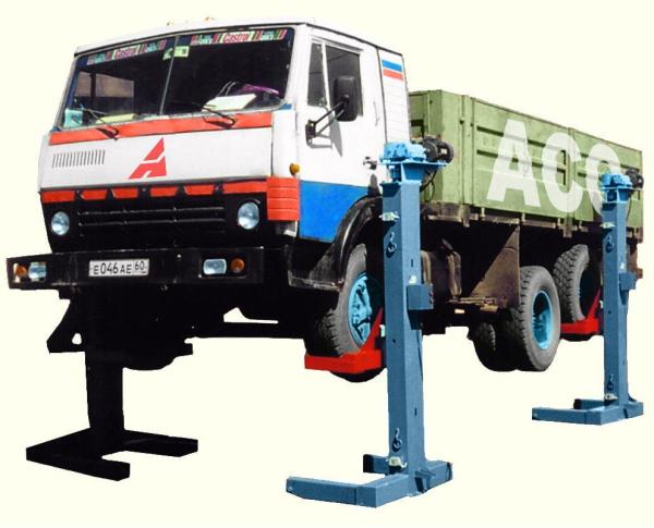 Подъемник четырехстоечный передвижной на 20 тонн ПП-20