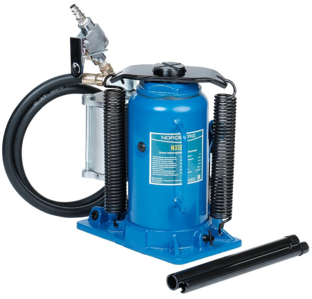 Домкрат бутылочный 20т пневмогидравлический N3320L