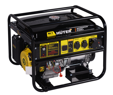Портативный бензогенератор Huter DY8000LX