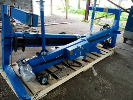 Подъемник двухстоечный электромеханический подкатной ПП-3