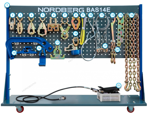 Стапель напольный без платформы BAS14E Стапель напольный без платформы BAS14E